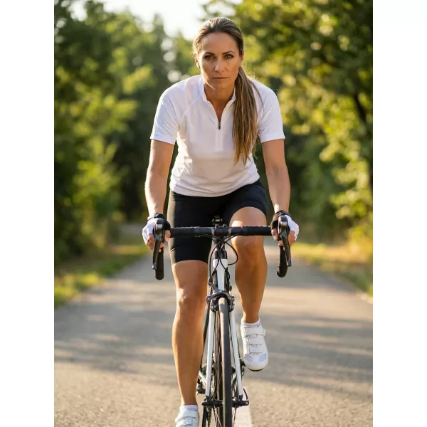  Damen-Radtrikot ALTISPORT NoPrint NP/ALW115NJ WEIß 