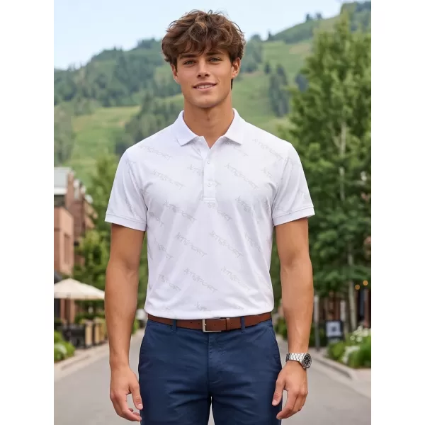  Herren-Funktions-T-Shirt mit Premium-Kragen ALTISPORT VOJ/ALM050TR05 WEIß 