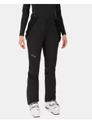 Softshell-Skihose für Damen KILPI RHEA-W WL0409KI SCHWARZ