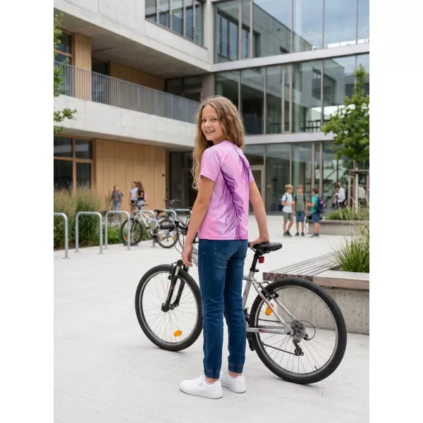  Hochwertiges Funktions-T-Shirt für Kinder ALTISPORT VOJ/ALK001TR01 LILA 