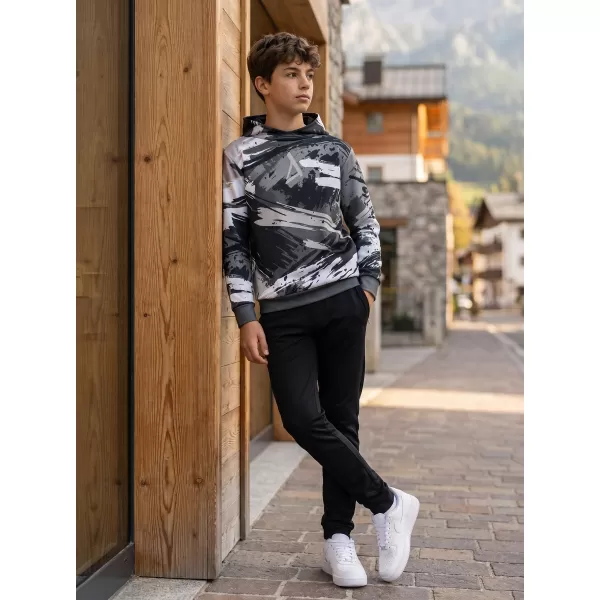  Hochwertiges Funktions-Sweatshirt für Kinder ALTISPORT VOJ/ALK014MI01 SCHWARZ/GRAU 