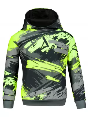 Hochwertiges Funktions-Sweatshirt für Kinder ALTISPORT VOJ/ALK014MI01 SCHWARZ/GRÜN