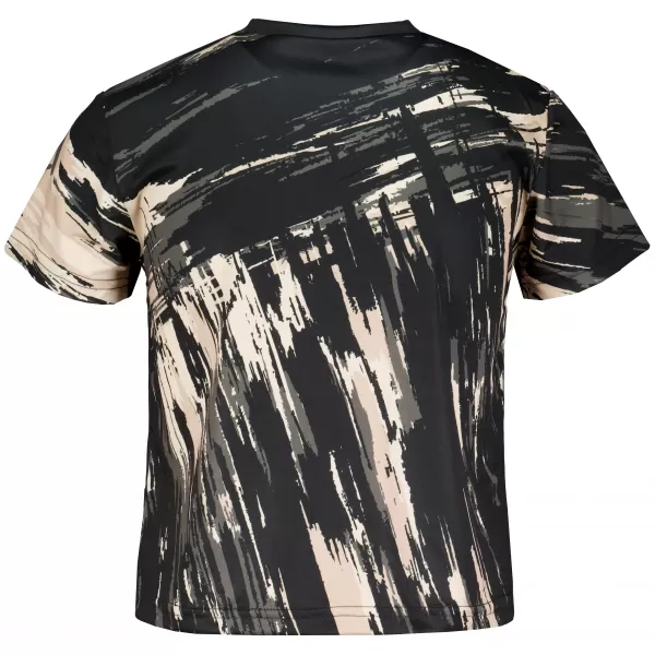  Hochwertiges Funktions-T-Shirt für Kinder ALTISPORT VOJ/ALK010TR01 SCHWARZ/BRAUN 