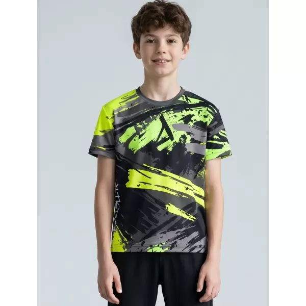  Hochwertiges Funktions-T-Shirt für Kinder ALTISPORT VOJ/ALK014TR01 SCHWARZ/GRÜN 
