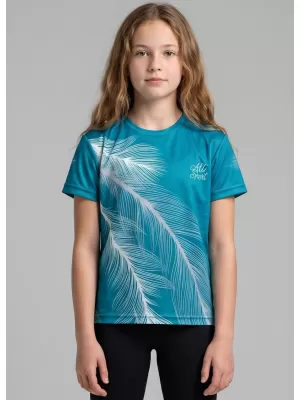 Hochwertiges Funktions-T-Shirt für Kinder ALTISPORT VOJ/ALK001TR01 SMARAGD/GRAU