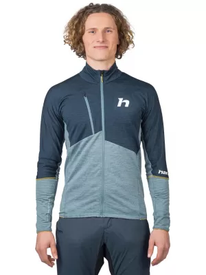 Herren-Sweatshirt HANNAH NIRO GESCHICHTETES MEER/SILBERBLAU-MEL