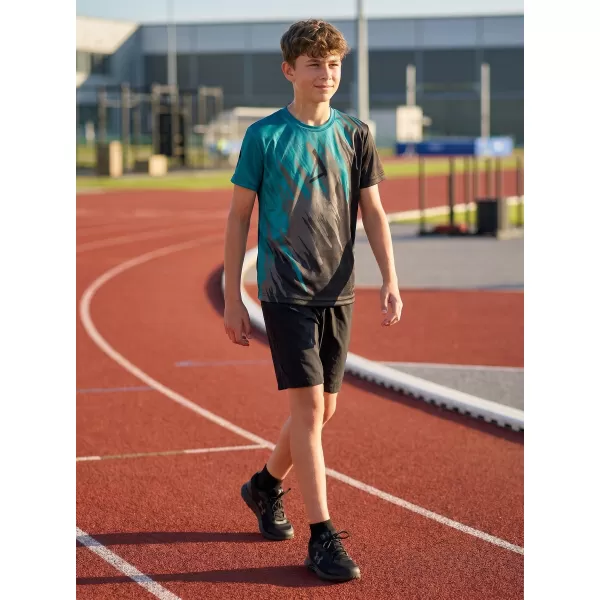  Hochwertiges Funktions-T-Shirt für Kinder ALTISPORT VOJ/ALK006TR01 SCHWARZ/KEROSIN 