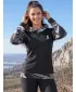 Hochwertiges Funktions-Sweatshirt für Damen ALTISPORT VOJ/ALW039MI01 SCHWARZ/WEIß