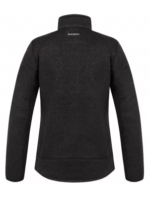 Damen-Fleecepullover HUSKY ALAN L SCHWARZ