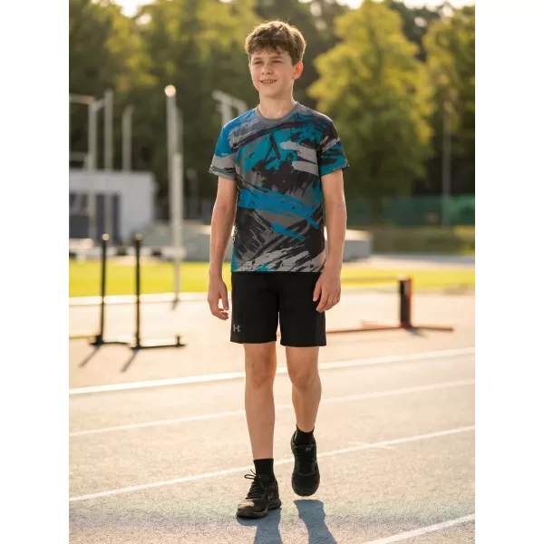  Hochwertiges Funktions-T-Shirt für Kinder ALTISPORT VOJ/ALK014TR01 SCHWARZ/KEROSIN 