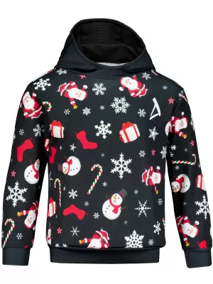 Hochwertiges Funktions-Sweatshirt für Kinder ALTISPORT VOJ/ALKVN1MI01 SCHWARZ