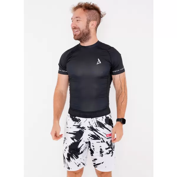  Herren Premium Funktionsshorts ohne Taschen ALTISPORT VOJ/ALM036KRA02 ABSTRAKTION 