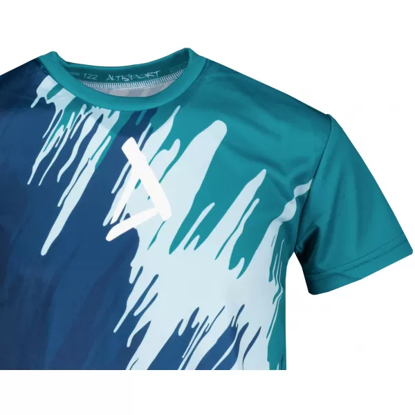  Hochwertiges Funktions-T-Shirt für Kinder ALTISPORT VOJ/ALK006TR01 KEROSIN/BLAU 