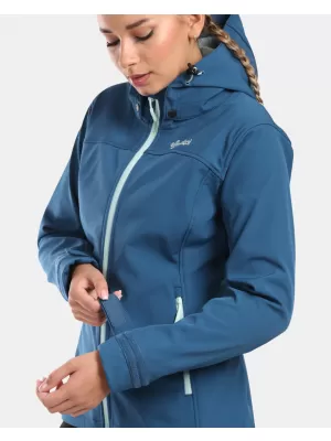 Softshelljacke für Damen KILPI RAVIA-W WL0129KI DUNKELBLAU