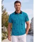 Herren-Funktions-T-Shirt mit Premium-Kragen ALTISPORT VOJ/ALM034TR05 SMARAGD