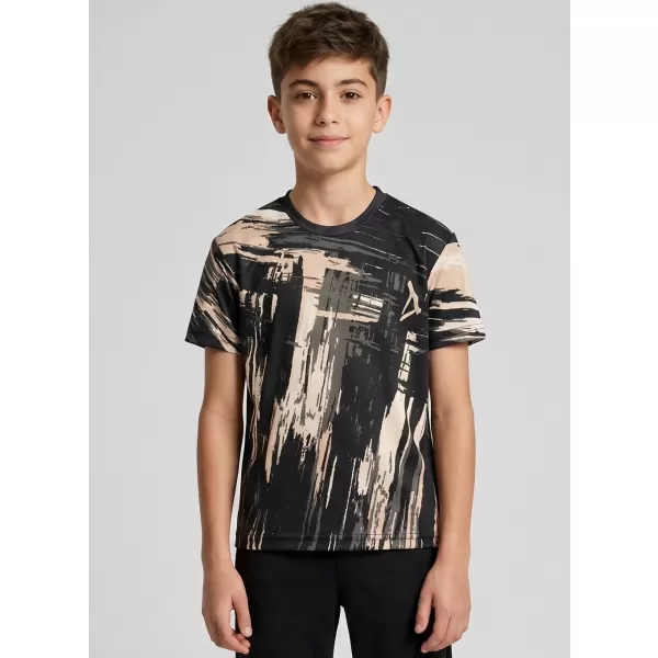  Hochwertiges Funktions-T-Shirt für Kinder ALTISPORT VOJ/ALK010TR01 SCHWARZ/BRAUN 