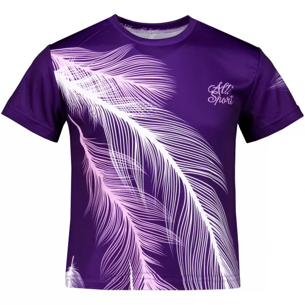  Hochwertiges Funktions-T-Shirt für Kinder ALTISPORT VOJ/ALK001TR01 LILA 