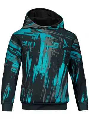 Hochwertiges Funktions-Sweatshirt für Kinder ALTISPORT VOJ/ALK010MI01 SCHWARZ/SMARAGD
