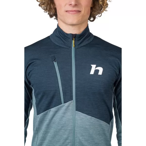  Herren-Sweatshirt HANNAH NIRO GESCHICHTETES MEER/SILBERBLAU-MEL 