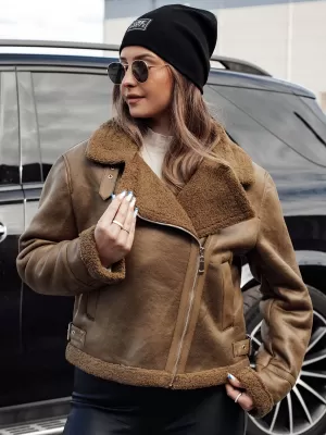 Damenjacke DSTREET SOFTSTILL TY4747 KARAMELL