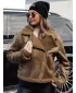 Damenjacke DSTREET SOFTSTILL TY4747 KARAMELL