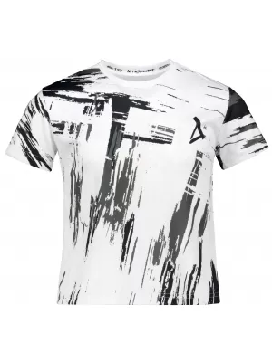 Hochwertiges Funktions-T-Shirt für Kinder ALTISPORT VOJ/ALK010TR01 WEIß/SCHWARZ
