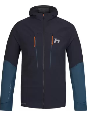 Herrenjacke HANNAH TRANE HOODY ANTHRAZIT/GESCHICHTETES MEER