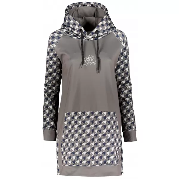  Funktionelles erweitertes Damen-Sweatshirt Premium ALTISPORT VOJ/ALW048MI03 GRAU 