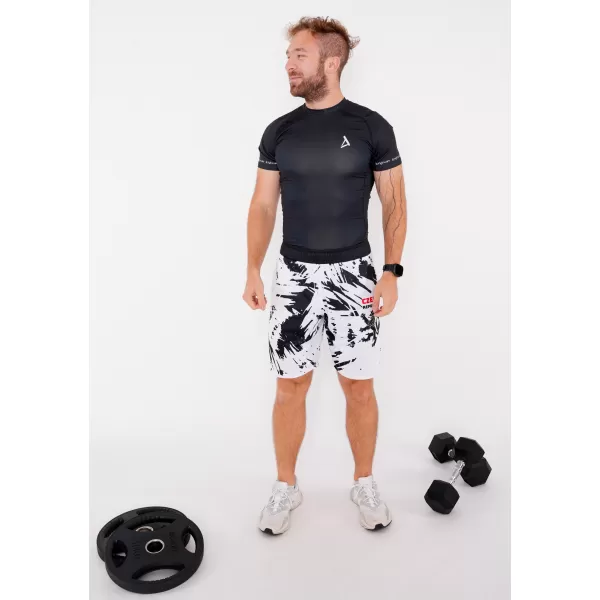  Herren Premium Funktionsshorts ohne Taschen ALTISPORT VOJ/ALM036KRA02 ABSTRAKTION 