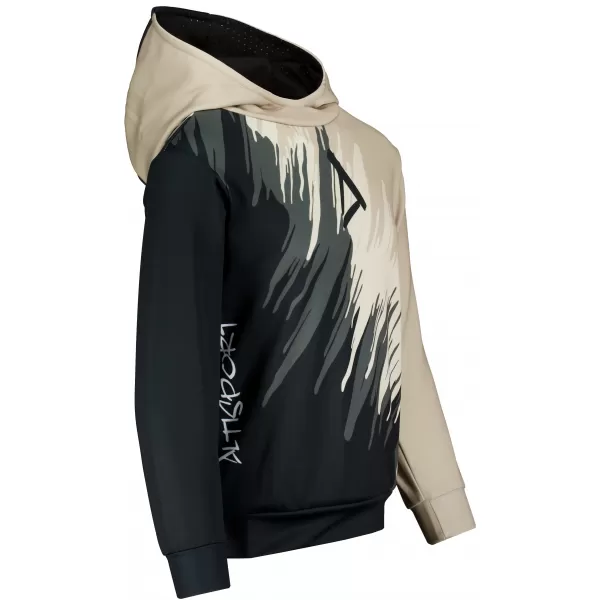  Hochwertiges Funktions-Sweatshirt für Kinder ALTISPORT VOJ/ALK006MI01 SCHWARZ/BRAUN 