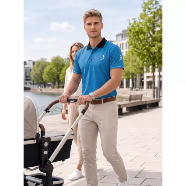  Herren-Funktions-T-Shirt mit Premium-Kragen ALTISPORT VOJ/ALM000TR05 KEROSIN 
