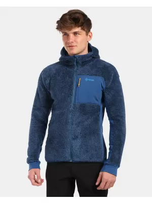 Herren-Fleece-Hoodie KILPI NORKA-M WM0204KI DUNKELBLAU