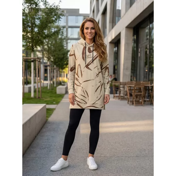  Funktionelles erweitertes Damen-Sweatshirt Premium ALTISPORT VOJ/ALW049MI03 BRAUN 