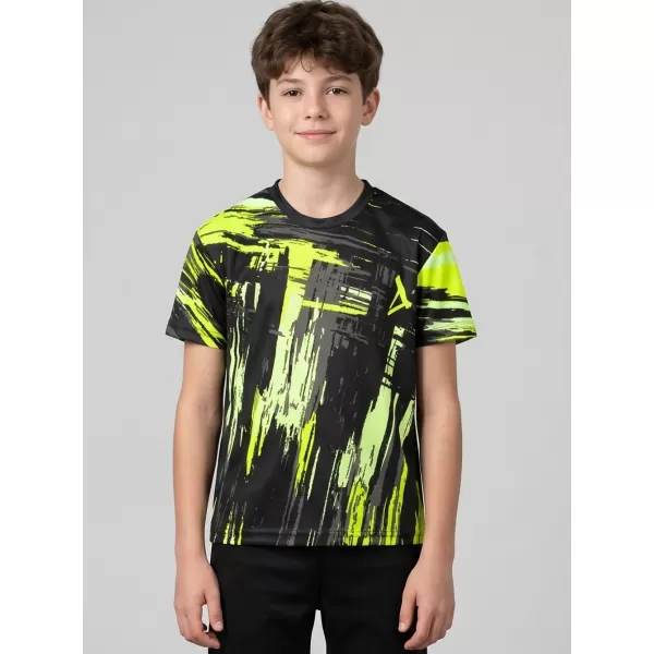  Hochwertiges Funktions-T-Shirt für Kinder ALTISPORT VOJ/ALK010TR01 SCHWARZ UND GELB 