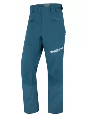 Herren Hardshell -Hosen HUSKY KIPPE M TÜRKIS VERBLASST