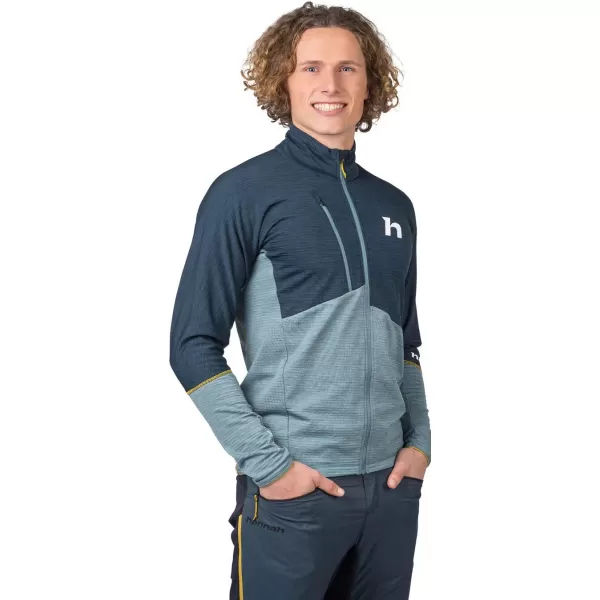  Herren-Sweatshirt HANNAH NIRO GESCHICHTETES MEER/SILBERBLAU-MEL 