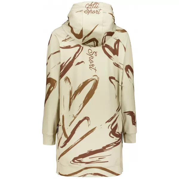  Funktionelles erweitertes Damen-Sweatshirt Premium ALTISPORT VOJ/ALW049MI03 BRAUN 