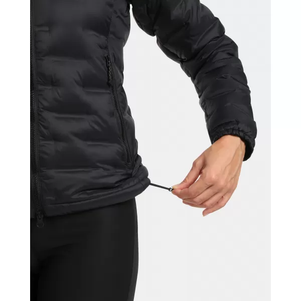  Daunenjacke für Damen KILPI ALBERTA-W WL0115KI SCHWARZ 