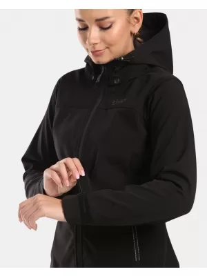 Softshelljacke für Damen KILPI RAVIA-W WL0129KI SCHWARZ