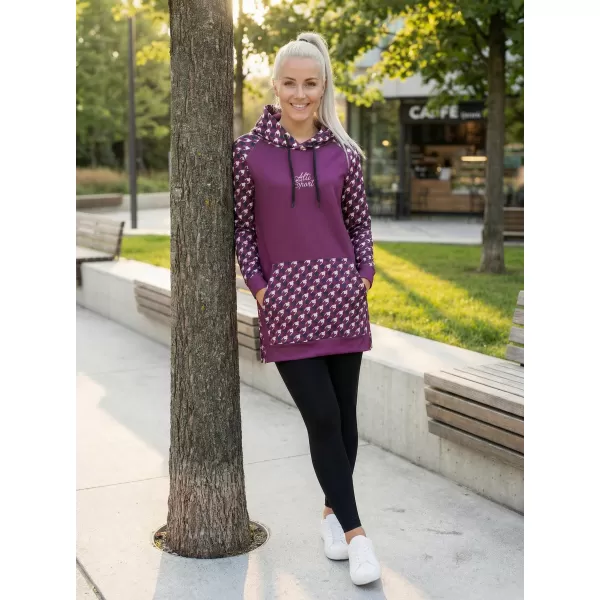  Funktionelles erweitertes Damen-Sweatshirt Premium ALTISPORT VOJ/ALW048MI03 LILA 