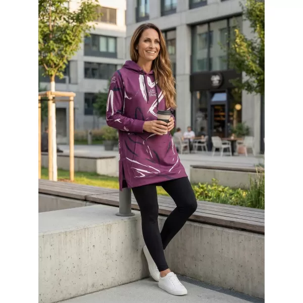  Funktionelles erweitertes Damen-Sweatshirt Premium ALTISPORT VOJ/ALW049MI03 LILA 