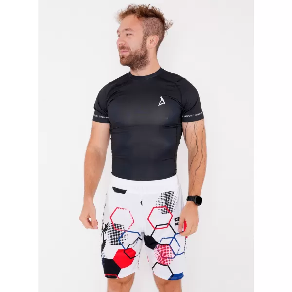  Herren Premium Funktionsshorts ohne Taschen ALTISPORT VOJ/ALM036KRA02 HEXA WEIß 