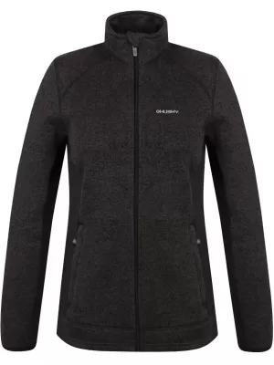 Damen-Fleecepullover HUSKY ALAN L SCHWARZ