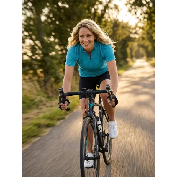 Damen-Radtrikot ALTISPORT NoPrint NP/ALW115NJ TÜRKIS 