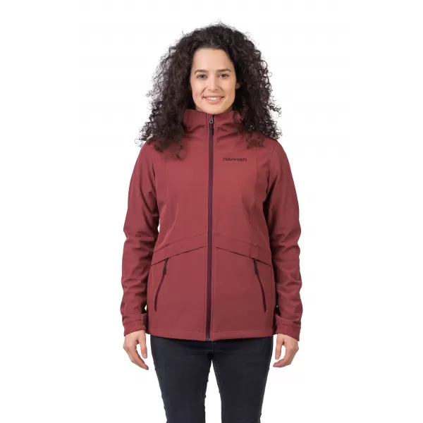  Softshelljacke für Damen HANNAH BRIA VERBRANNTES ROTBRAUN 