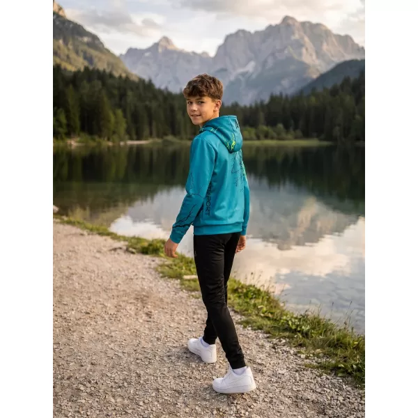  Hochwertiges Funktions-Sweatshirt für Kinder ALTISPORT VOJ/ALK004MI01 KEROSIN/GELB 