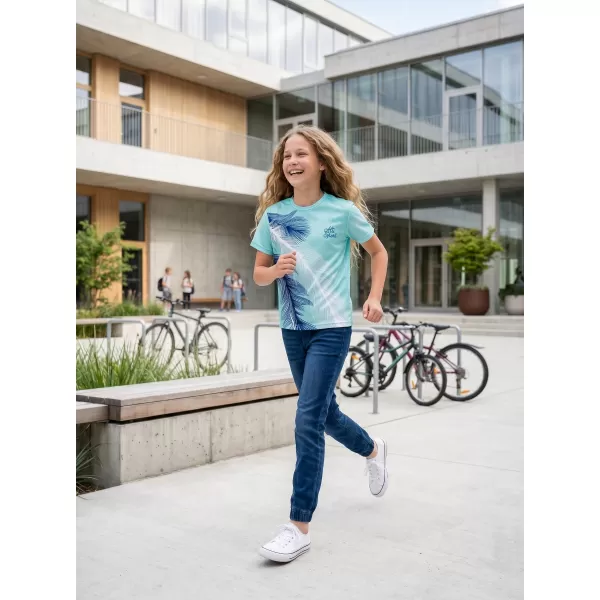  Hochwertiges Funktions-T-Shirt für Kinder ALTISPORT VOJ/ALK001TR01 EISBLAU 