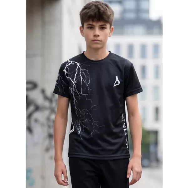  Hochwertiges Funktions-T-Shirt für Kinder ALTISPORT VOJ/ALK004TR01 SCHWARZ UND WEIß 