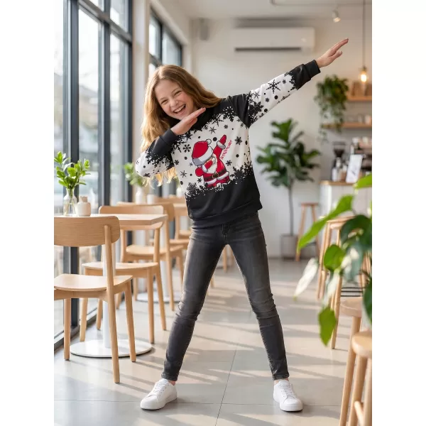  Hochwertiges Funktions-Sweatshirt für Kinder ALTISPORT VOJ/ALKVN2MI01 SCHWARZ 