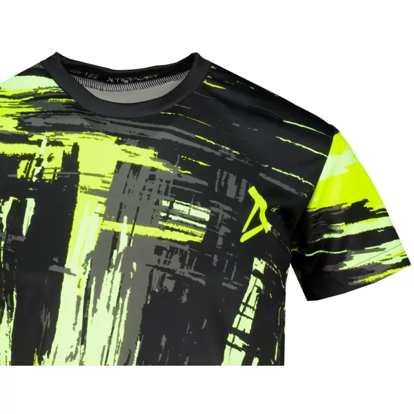  Hochwertiges Funktions-T-Shirt für Kinder ALTISPORT VOJ/ALK010TR01 SCHWARZ UND GELB 
